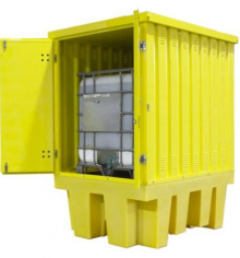 Поддон для еврокубов с металлическим укрытием BB1HCS